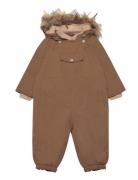 Wisti Fleece Lined Snowsuit Fake Fur. Grs Outerwear Coveralls Snow-ski...