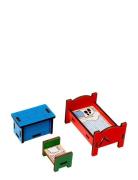 Pippi Möbelset 2 Sovrum Toys Playsets & Action Figures Play Sets Multi...