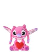 Disney Angel Holding Heart Toys Soft Toys Stuffed Toys Pink Disney