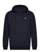 Tape Hoodie Tops Sweat-shirts & Hoodies Hoodies Navy Lyle & Scott Spor...