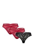 3/Pack Brasilian Lingerie Panties Brazilian Panties Red Hunkemöller