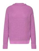 Slfselma Ls Knit Pullover Tops Knitwear Jumpers Pink Selected Femme