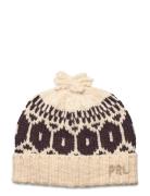 Wool Snowflake Beanie Accessories Headwear Beanies Beige Polo Ralph La...