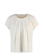 T-Shirt 1/2 Sleeve Tops Shirts Short-sleeved Cream Gerry Weber