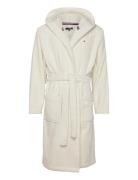 Towelling Bathrobe Morgenkåpe Badekåpe Cream Tommy Hilfiger