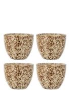 Paula Cup Home Tableware Cups & Mugs Coffee Cups Brown Bloomingville