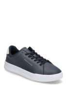 Th Court Lth Detail Ess Lave Sneakers Navy Tommy Hilfiger