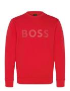 Salbo Sport Sweat-shirts & Hoodies Sweat-shirts Red BOSS