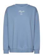 Classic Crew_B_1 Tops Sweat-shirts & Hoodies Sweat-shirts Blue HUGO BL...