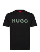 Dulivio Designers T-shirts Short-sleeved Black HUGO