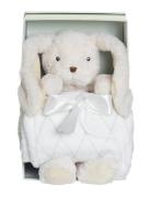 Svea With Blanket In Displaybox Toys Soft Toys Stuffed Animals Cream T...