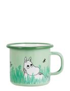 Moomin Enamel Mug 25Cl Boys Home Tableware Cups & Mugs Coffee Cups Gre...