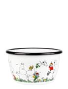 Moomin Enamel Bowl 0.3L Happy Family Home Tableware Bowls Breakfast Bo...