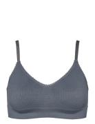 Lucia Bra Top Rice Lingerie Bras & Tops Soft Bras Tank Top Bras Blue M...