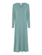 Jacqueline Longsleeved Long Dress Nattkjole Blue CCDK Copenhagen