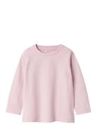 Nmfvibbi Ls Top Noos Tops T-shirts Long-sleeved T-shirts Pink Name It