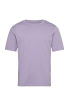 Jjeorganic Basic Tee Ss O-Neck Noos Tops T-shirts Short-sleeved Purple...