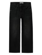 Nkfrose Hw Wide Jeans 1411-Be Noos Bottoms Jeans Wide Jeans Black Name...