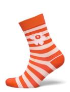 Kasvaa Tasaraita Unikko Lingerie Socks Regular Socks Orange Marimekko