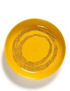 Plate High Yellow-Dots Black Feast By Ottolenghi Set/2 Home Tableware ...