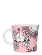 Moomin Mug 0,4L Love Home Meal Time Cups & Mugs Cups Pink Arabia