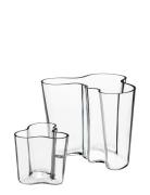 Aalto Vase Set 160+95Mm Clear Home Decoration Vases Small Vases Nude I...