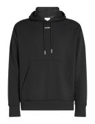 Nano Logo Hoodie Tops Sweat-shirts & Hoodies Hoodies Black Calvin Klei...