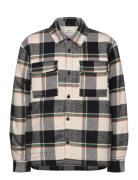 Flannel Teddy Seth Shirt Outerwear Fleece Outerwear Fleece Jackets Bla...