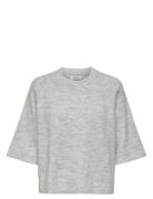 Onlsimoni 3/4 Pullover Knt Noos Tops Knitwear Jumpers Grey ONLY