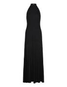 Open Back Maxi Halter Dress Maxikjole Festkjole Black Weekday