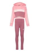 Jg 3S Tib Fl Ts Sport Tracksuits Pink Adidas Sportswear