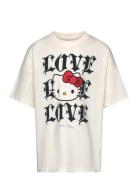 T Shirt Hello Kitty Tops T-shirts Short-sleeved White Lindex