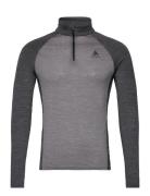 Odlo Natural Performance Pw 150 Bl Top Turtle Neck L/S Half Zip Tops K...