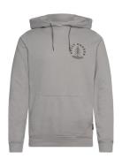 F2F Organic Cotton Hoodie Tops Sweat-shirts & Hoodies Hoodies Grey Hel...