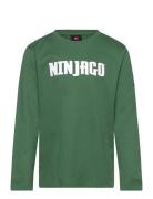 Lwtano 614 - T-Shirt L/S Tops T-shirts Long-sleeved T-shirts Green LEG...