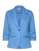 Zablazer 1 Blazer Blazers Single Breasted Blazers Blue Fransa