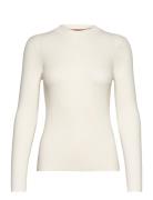 Feskiera Tops Knitwear Jumpers Cream BOSS