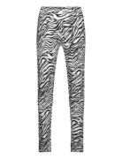 Deep Waistband Tiger Aop Legging Bottoms Leggings Multi/patterned Juic...