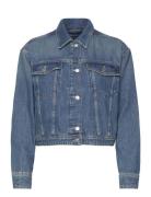 C_Trucker Jacket 1.0 Dongerijakke Denimjakke Blue BOSS