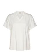 Frjustina Bl 1 Tops Blouses Short-sleeved White Fransa