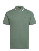 Passertip Tops Polos Short-sleeved Khaki Green BOSS