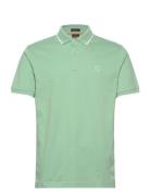 Passertip Tops Polos Short-sleeved Green BOSS