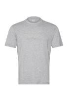 T-Shirt Tops T-shirts Short-sleeved Grey EA7