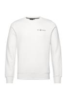 Bowman Logo Sweater Tops Sweat-shirts & Hoodies Sweat-shirts Cream Sai...