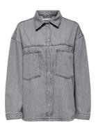 Onlemmie L/S Shirt Grey Dnm Azg Noos Dongerijakke Denimjakke Grey ONLY