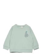 Sweatshirt Pear Applique Tops Sweat-shirts & Hoodies Sweat-shirts Gree...