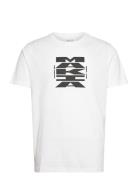 State T-Shirt Tops T-shirts Short-sleeved White Makia