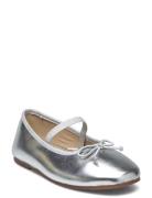 Metallic Ballet Flats Ballerinasko Ballerinaer Silver Mango