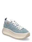 Women Lace-Up Lave Sneakers Blue Tamaris