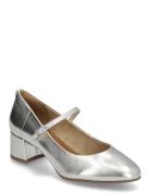 Women Court Sho Shoes Heels Pumps Classic Silver Tamaris